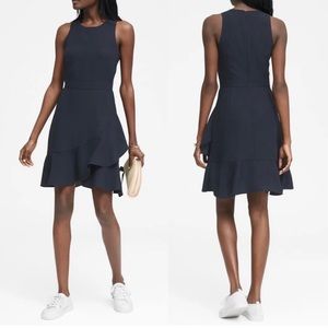 🆕 Banana Republic ruffle racer back sleeveless dress